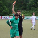 Die Rote Karte gegen Tillmann Siebert im Spiel beim SSV Mühlhausen II könnte für Westfalia Wethmar fatale Folgen haben.