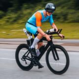 Sebastian Nieberg auf seinem Fahrrad
