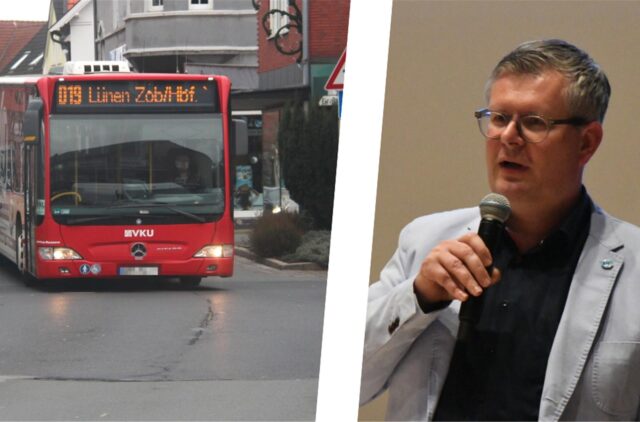 Volker Klöpper, Sachgebietsleiter beim Kreis Unna, stellte der Selmer Politik den Nahverkehrsplanentwurf für den Kreis Unna und die damit geplanten Veränderungen für Selm vor.