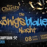 Am Samstag, 8. Juni, findet in der Glückauf Kampfbahn Gelsenkirchen die königsblaue Nacht statt.