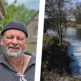 Montage aus Oliver Wendenkampf von den Naturfreunden Bergkamen und der Grubenwassereinleitung in die Lippe.
