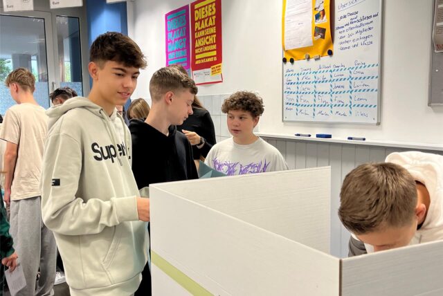 Juniorwahl an der Fridtjof Nansen Realschule