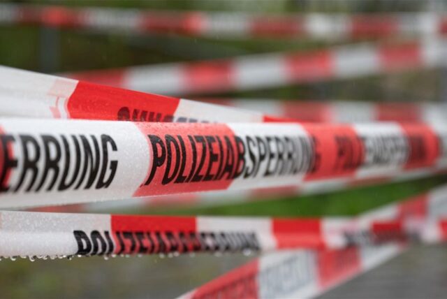 Polizeiabsperrung