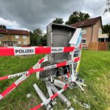 Gesprengter Zigarettenautomat Kamen
