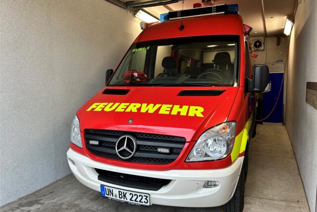 Ein Einsatzwagen der Freiwilligen Feuerwehr Bergkamen.