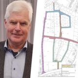 CDU-Fraktionschef Thomas Heinzel, die Straßen im Neubaugebiet Oberaden Zentral und Oberadens Ortsvorsteher Michael Jürgens.