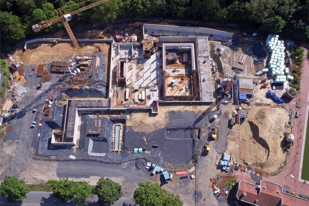Baustelle des Solebads Werne im Jahr 2017 Baustelle des Solebads Werne im Jahr 2017