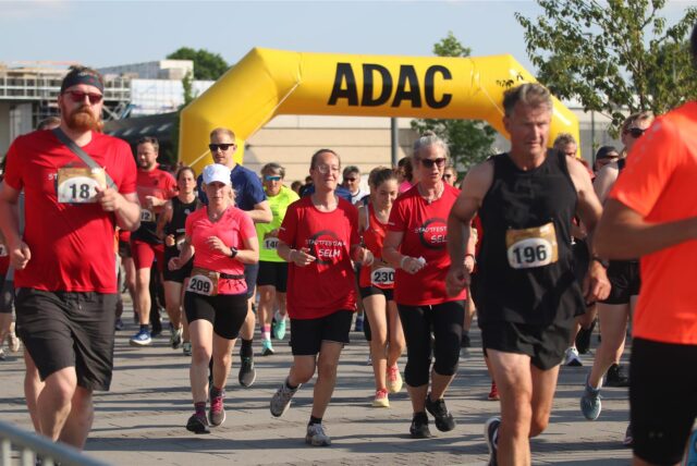 Läufer beim Stadtlauf.