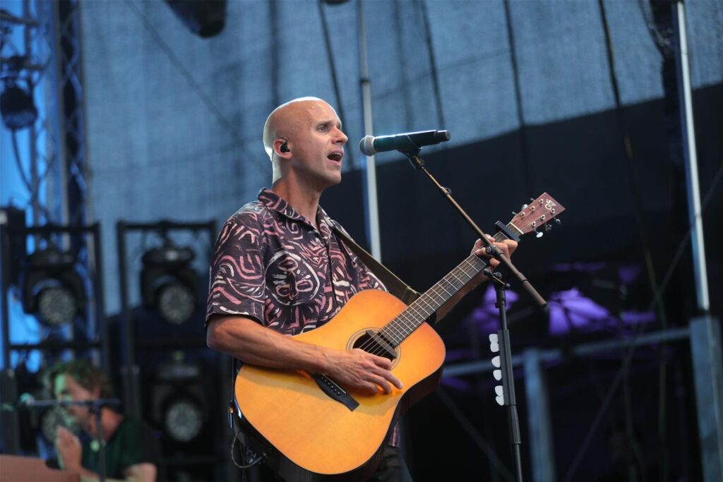 Sänger Milow beim Stadtfest in Selm