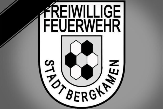Logo Freiwillige Feuerwehr Bergkamen Trauerflor.