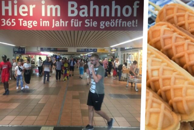 Bei aller Freude über den renovierten Bahnhof – den Waffelstand (hinten links im Bild) vermissen viele Dortmunder schmerzlich.