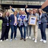 Strahlende Sieger nach der Preisverleihung in Berlin