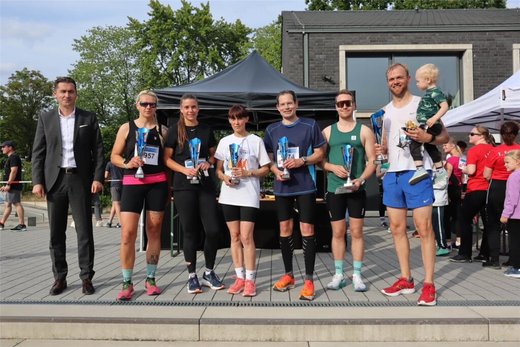 Sieger der einzelnen Strecken beim Stadtlauf in Selm Sieger der einzelnen Strecken beim Stadtlauf in Selm