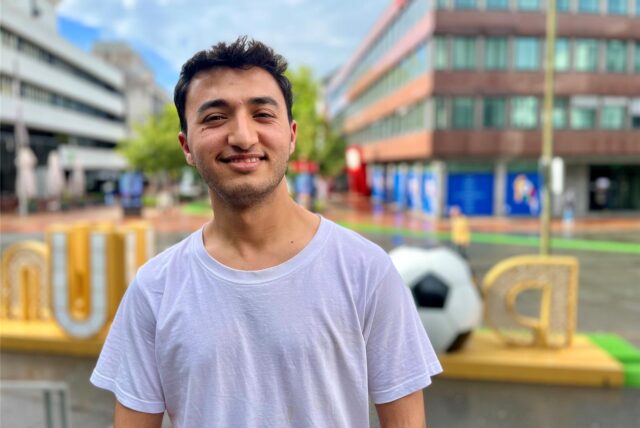 Mohammad Bozan lebt seit 20 Monaten in Deutschland. Integration steht für ihn an erster Stelle.