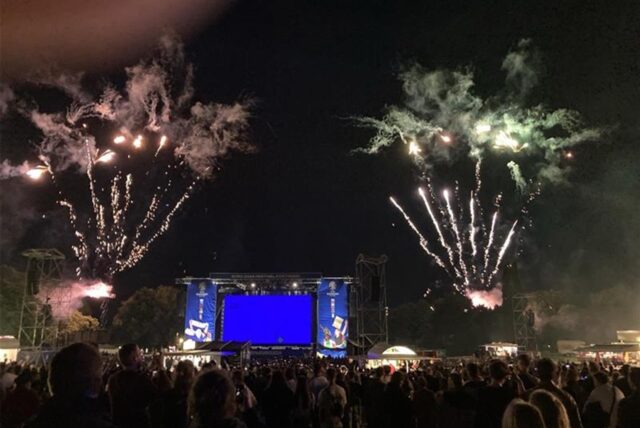 Das Feuerwerk über dem Westfalenpark war ein gelungener Abschluss.
