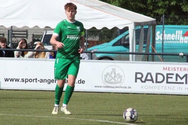 Noah Biermann im Trikot des PSV Borks.