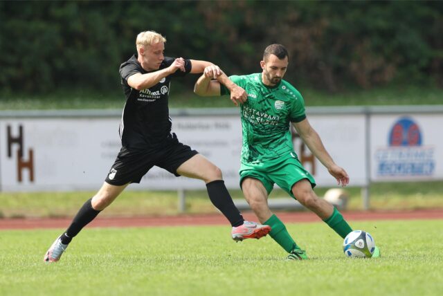 Der TuS Wiescherhöfen – hier beim Spiel bei Eintracht Werne – hat seine Personalplanungen für die kommende Saison abgeschlossen.