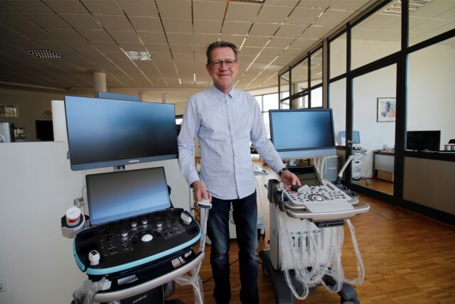 Thomas Stücker-Everding ist Geschäftsführer des Unternehmens Sonoring Dormed, das 2020 in Holzwickede ansiedelte und zwischenzeitlich nach Unna umzog. Jetzt liegt der Firmensitz wieder in der Gemeinde.