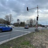 Autos auf der Baustelle an der B54 zwischen Lünen und Dortmund
