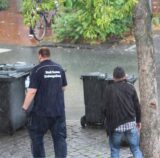 Montage aus Einsatz des Ordnungsdienstes und Ordnungsdezernentin Hanna Schulze.