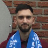 Die Neuzugänge Luca Heitplatz (l.,), Baris Yilmaz (m.) und Dennis Kozlik (r.) stellen sich vor.