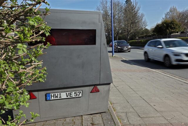 Superblitzer auf der Straße