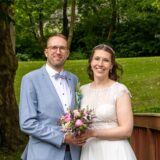 Franziska Spohn und Max Zörner haben auf dem Standesamt am Haus Goldschmieding geheiratet.
