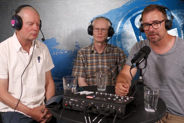 Die Schalke-Experten Norbert Neubaum und Frank Leszinski sprechen mit Schalke-Reporter René Preuß über den FC Schalke 04.