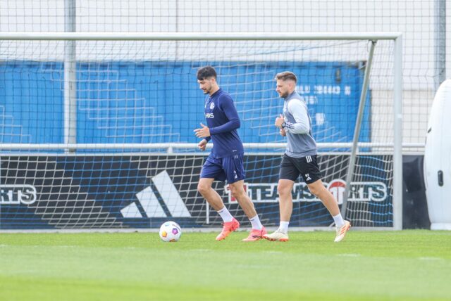Leo Greiml (l.) spielt in den Schalker Planungen keine Rolle mehr.