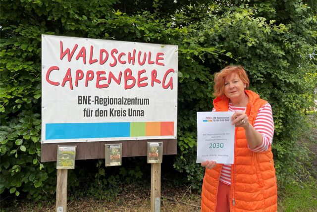 Martina Schmidt von Boeselager will das Angebot der Waldschule Cappenberg in den ganzen Kreis Unna bringen.