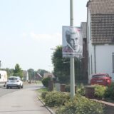 Wie hier an der Waltroper Straße (Foto vom 27. Juni) sind noch nicht alle Wahlplakate entfernt.
