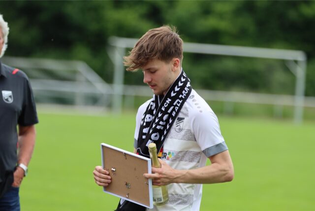 Tom Williams wurde beim FC Nordkirchen verabschiedet und schließt sich dem PSV Bork an.