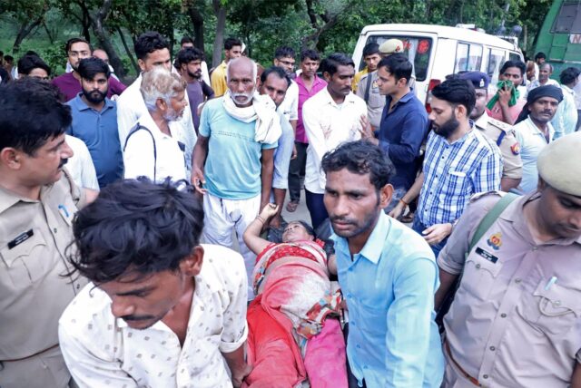 Massenpanik in Indien.