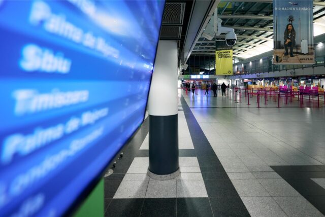 Der Flughafen in Dortmund ist ein wichtiger Knotenpunkt für Flüge nach Osteuropa.