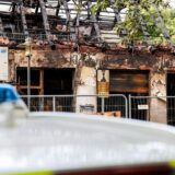 Die ausgebrannte Bar in Herford nach dem Feuer.