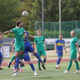 Wethmar gegen SV Herbern im Kopfballduell.