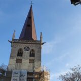 Der Kirchturm der Evangelischen Stadtkirche in Unna.