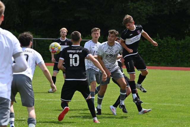 Der FC Oberberge verlor sein Match gegen die Hammer SpVg mit 0:5.