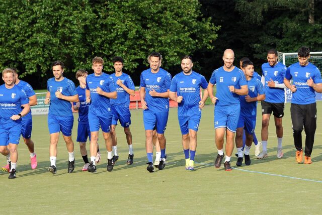 Der VFL Schwerte beim Auftakttraining.