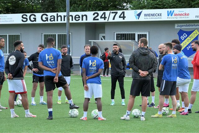 SG Gahmen beim Trainingsauftakt.