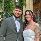 Kewin Zarzycki und Jana Marie Cybulski haben sich am Donnerstag das Ja-Wort gegeben.