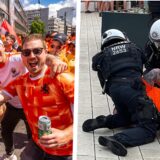 Fans feierten friedlich in der Dortmunder Innenstadt. Immer wieder musste aber auch die Polizei einschreiten.