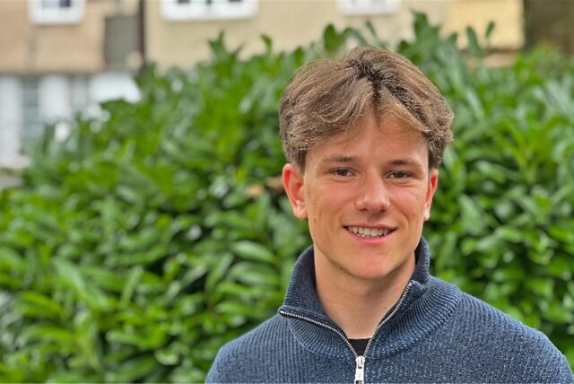 Max Geppert, Abiturient aus Unna mit einem Notenschnitt von 0,8.