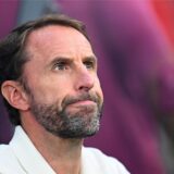 Englands Trainer Gareth Southgate vor dem Spiel