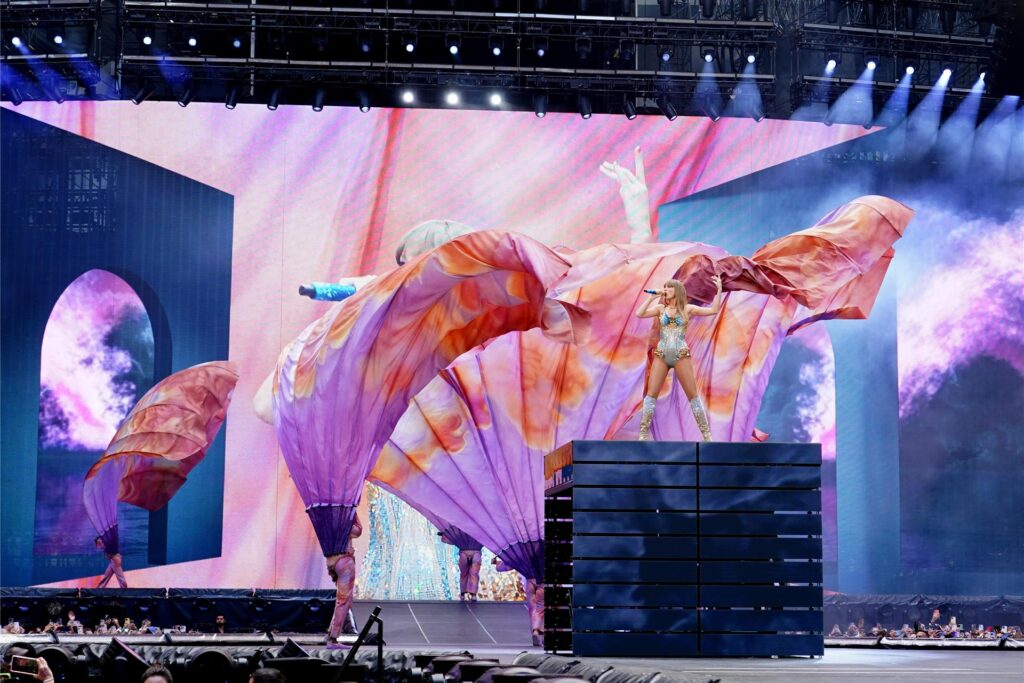 Taylor Swift bei ihrem Konzert im Londoner Wembley-Stadion