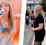 Auf dem linken Bild ist eine Sängerin im Pailletten-Kleid und einem Mikrofon in der Hand. Auf dem rechten Bild ist eine Frau, die schwarz gekleidet mit Sonnenbrille vor einer Menschenmenge für ein Foto posiert.