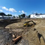 Die EDG-Baustelle an der Hannöverschen Straße in Dortmund.