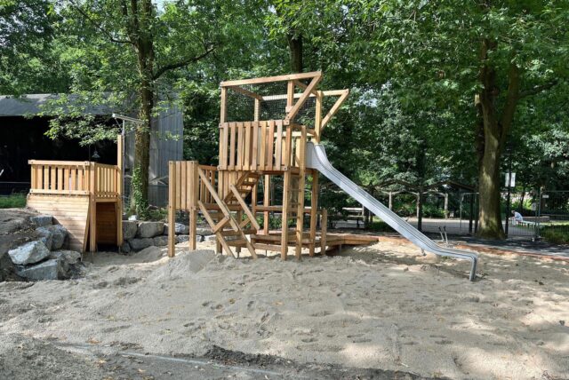 Der Spielplatz an der Saline in Werne.