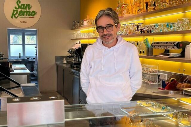 Joao Ameixa ist der Geschäftsführer des Eiscafés San Remo.