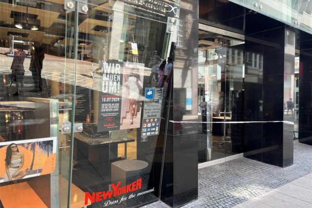 Das Modegeschäft New Yorker in der Dortmunder Innenstadt wird derzeit umgebaut.